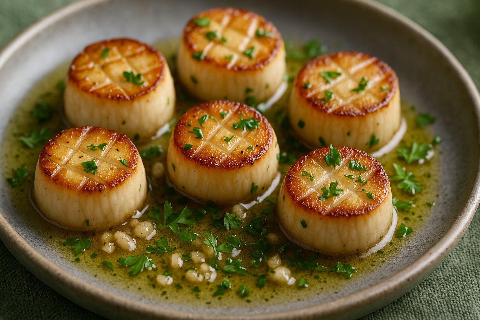 King oyster mushroom scallops