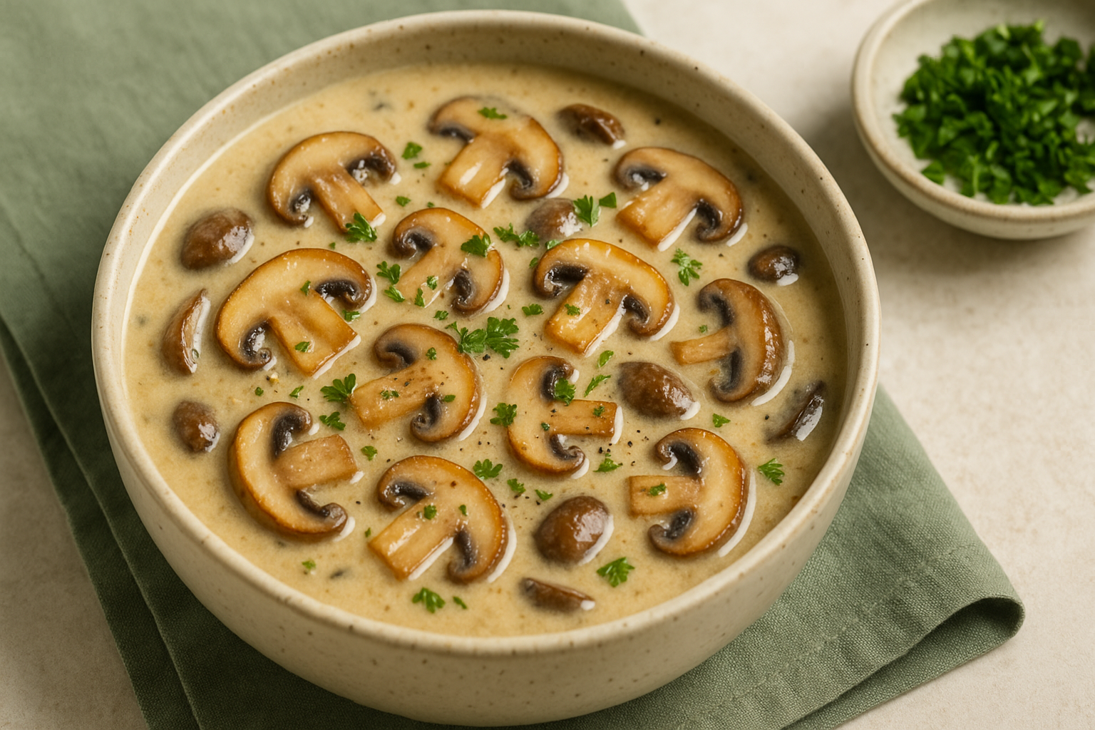 Mushroom soup